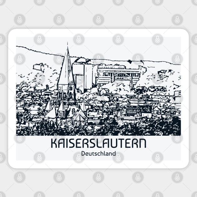 Kaiserslautern - Deutschland Magnet by Lakeric